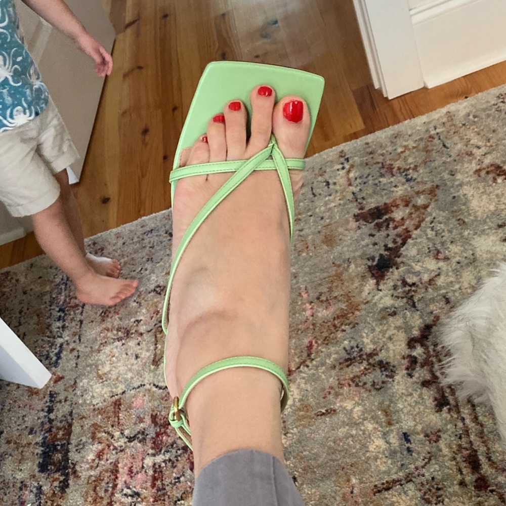 Lime green. Wore once. Balenciaga